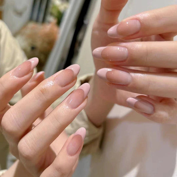 Glam Rhinestone Almond Nails