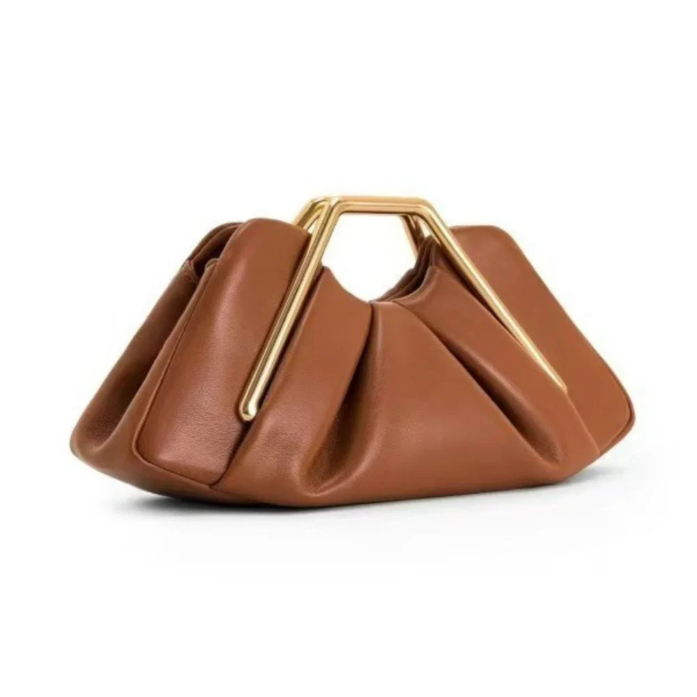 Chic Cloud Leather Handbag