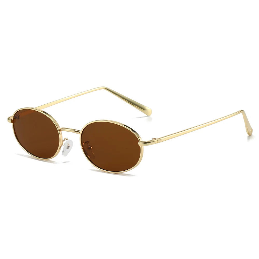 Chic Leopard Oval Sunnies