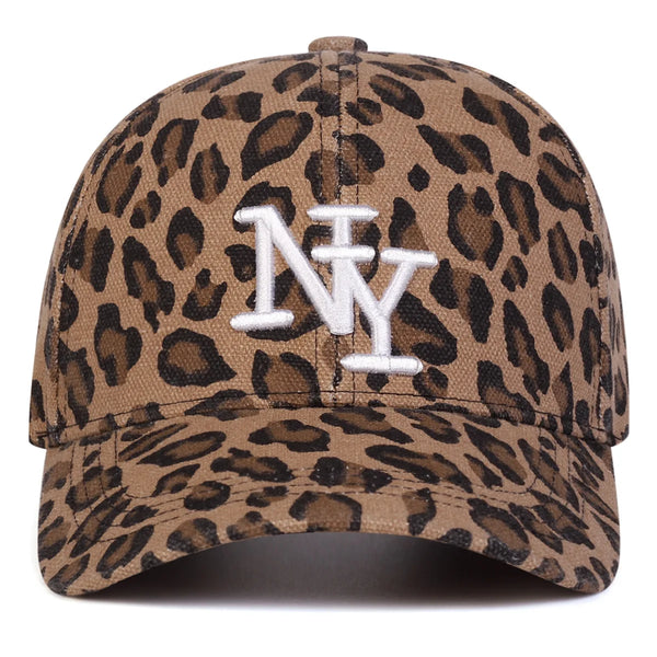 Chic Leopard Print Baseball Cap